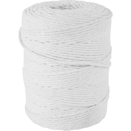 Pølsesnor bomuld hvid (240°C) 145 m  - 1 