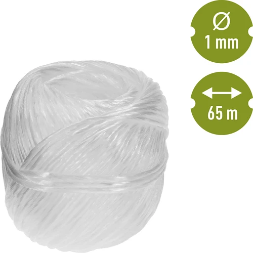 Polypropylen snor 1 mm/65 m/50 g - 4