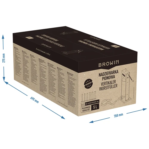 Premium lodret pølsestopper 5 L - 13