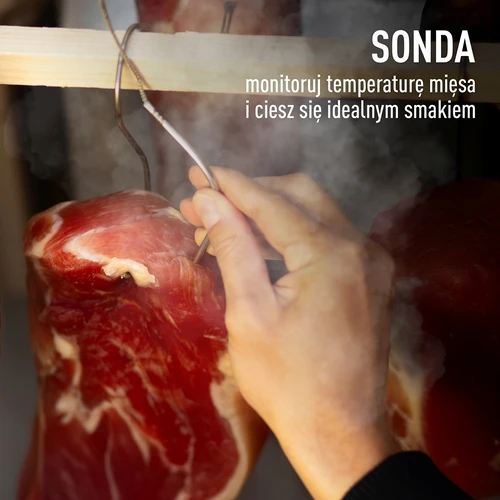 Rammeløs røgeovn dragON PLYWOOD NATURE med Wi-Fi-styring, 200L - 13