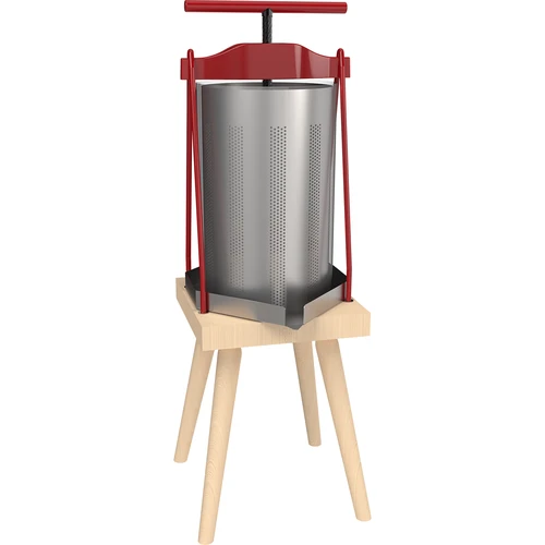 Rammepresse til frugt – med metalbeholder, til 10L  - 1 