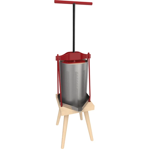 Rammepresse til frugt – med metalbeholder, til 10L - 3