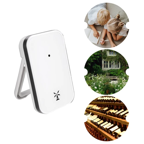 RCC vejrstation, DCF – elektronisk, trådløs, oplyst sensor, hvid - 18