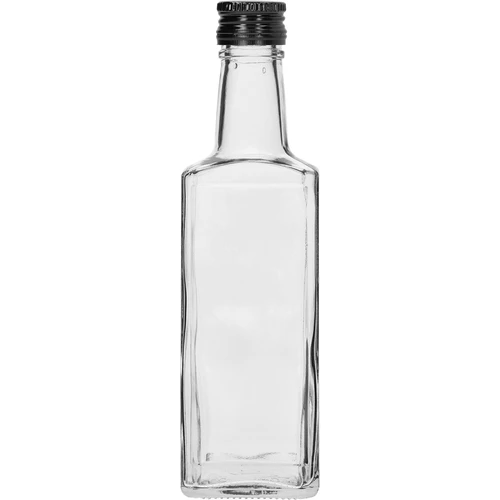 Receptura-flaske 250 ml, med sort skruelåg, 1 stk.