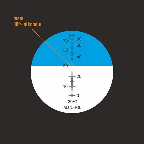 Refraktometer til alkohol - 8
