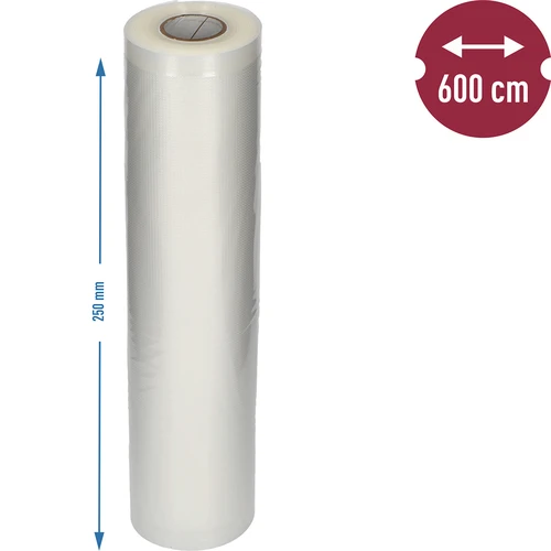 Riflet vakuumrulle (slange) – til vakuumpakker, 25 x 600 cm - 6