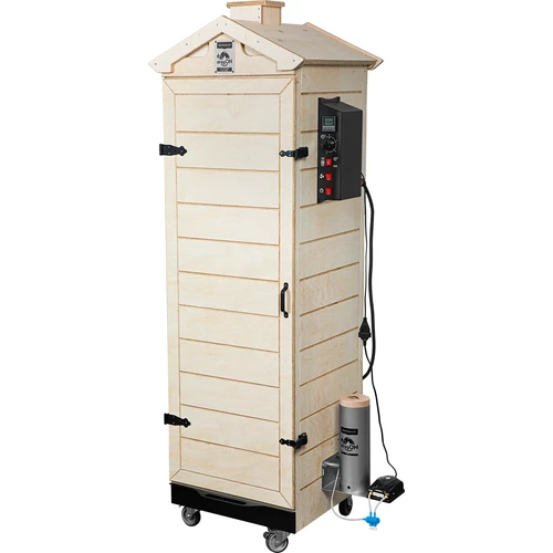 Røgeovn dragON PLYWOOD NATURE – rammeløs, modulopbygget, med digital styring, 320 L - 2