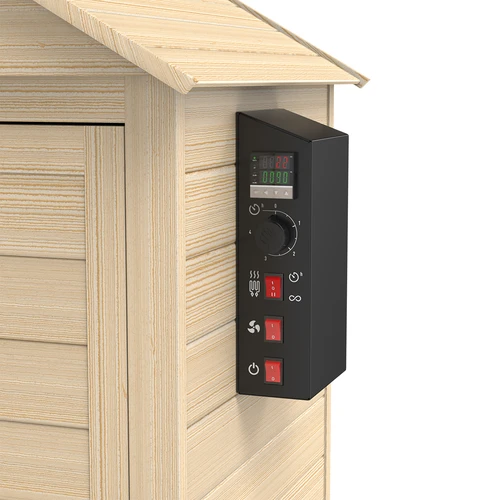Røgeri 115 L dragON Wood 60E træ, med elektrisk varmeelement og controller - 7