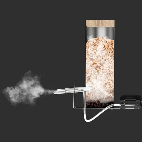 Røgeri 200 L dragON Larch E21 - af lærk, med elektrisk varmeelement og controller - 15