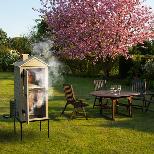 Røgeri 200 L dragON Larch E21 - af lærk, med elektrisk varmeelement og controller - 19