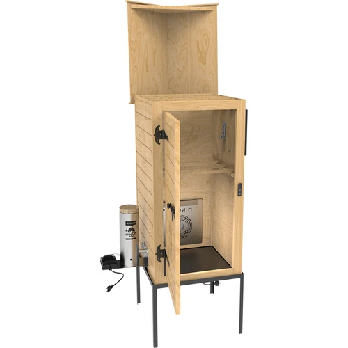 Røgeri 200 L dragON Larch E21 - af lærk, med elektrisk varmeelement og controller - 7