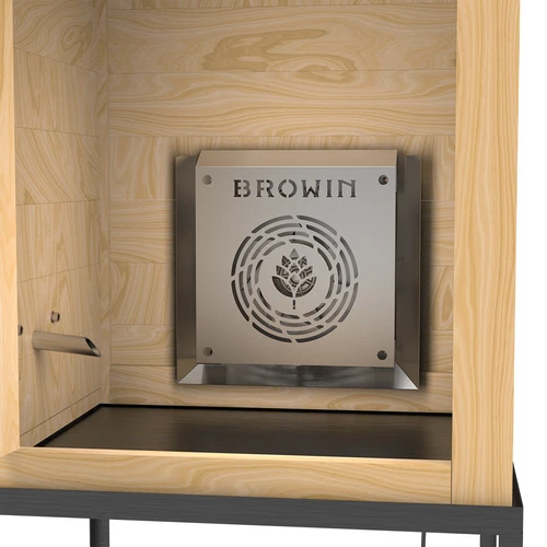 Røgeri 200 L dragON Larch E21 - af lærk, med elektrisk varmeelement og controller - 10