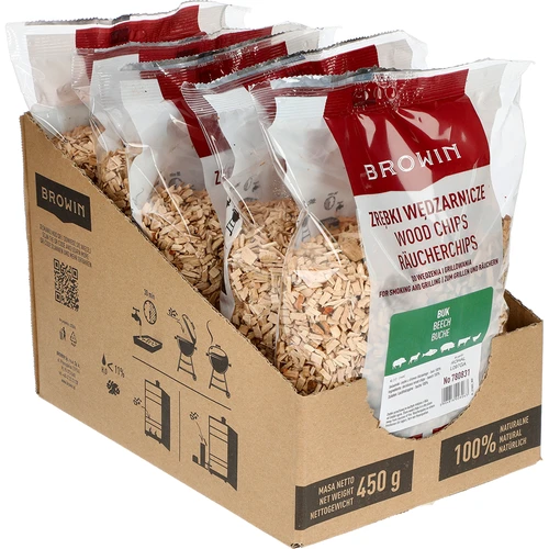 Røgesmuld (100% Bøg) kl 2 - 450g X5  - 1 