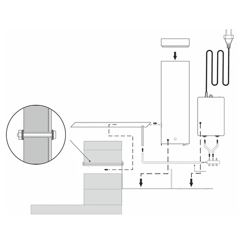 Røggenerator dragON JET 1 LONG med elektrisk pumpe - 9