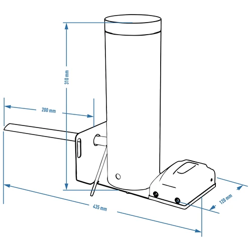 Røggenerator dragON JET 1 LONG med elektrisk pumpe - 8