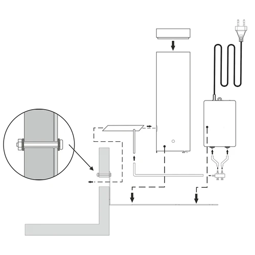 Røggenerator dragON Jet 1 med elektrisk pumpe dragON Air - 9