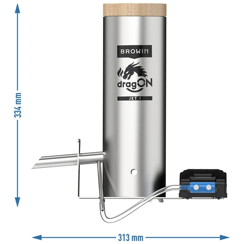 Røggenerator dragON Jet 1 med elektrisk pumpe dragON Air - 8