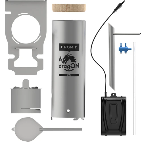 Røggenerator dragON JET 2 LONG med askeskuffe - 6