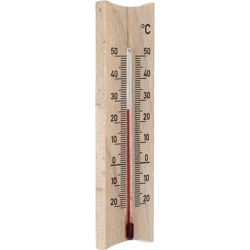 Rumtermometer i træ (-20 til +50°C), 15 cm, mix - 4