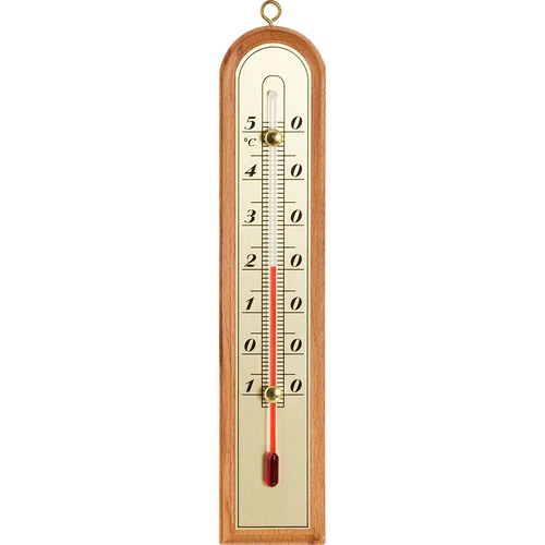 Rumtermometer med guldfarvet skala (-10°C til +50°C) 22cm, mix  - 1 