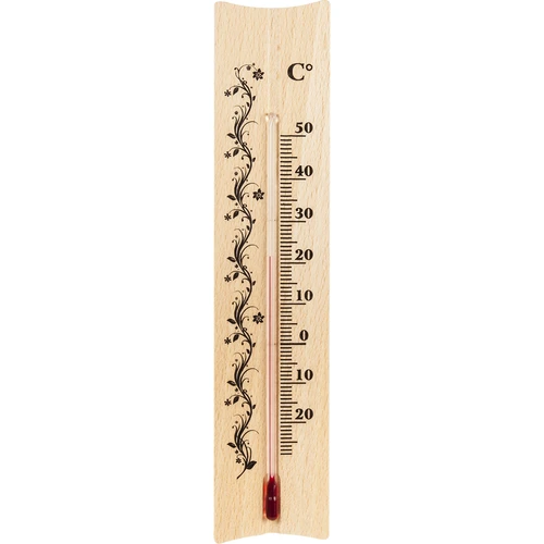 Rumtermometer med mønster (-20°C til +50°C) 18cm  - 1 