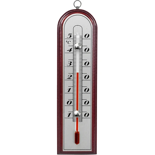 Rumtermometer med sølvskala (-10°C til +50°C) 16cm mix - 2