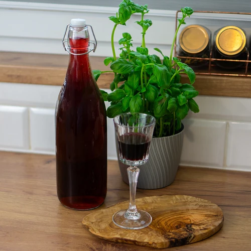 Rund flaske med hermetisk lukning 1L - 3