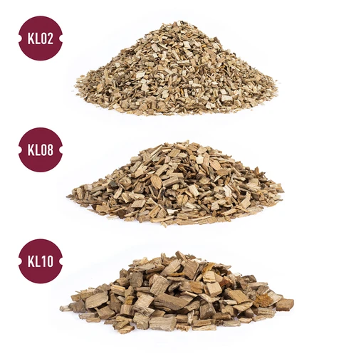 Rygeflis, elletræ og bøg, 15 kg, mellemstore (KL8) - 2