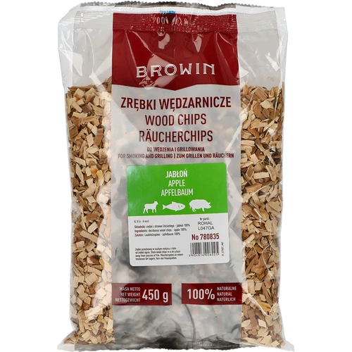 Rygeflis til røgning/grill, æble, 450 g, kl. 8