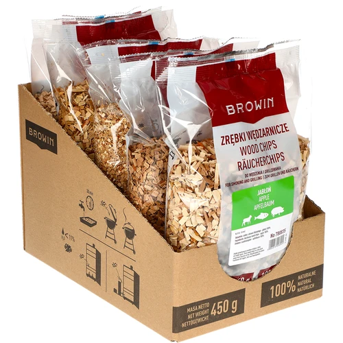 Rygeflis til røgning/grill, æble, 450 g, kl. 8 - 2