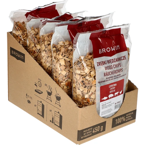 Rygeflis til røgning og grill, kirsebær, 450 g, kl. 10 - 2