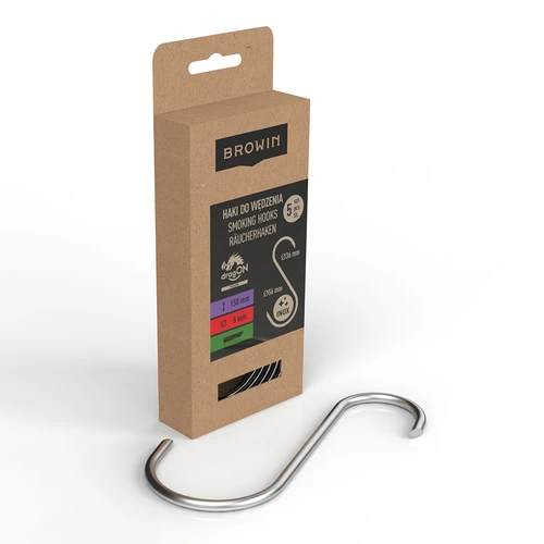 S-kroge til røgning – spids skåret i 45°, 5 mm x 150 mm, 5 stk. - 2