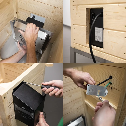 Sæt af elektriske moduler med Wi-Fi controller – dragON IQ 1,5kW, til have rygeovne - 5