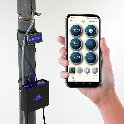 Sæt hawkSTILL Wi-Fi IQ – destillationstermometer med Wi-Fi og display - 5