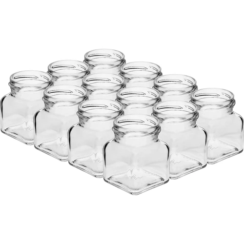 Sæt med 12 x 120ml krukke + 30 etiketter til krydderimærkning - 4