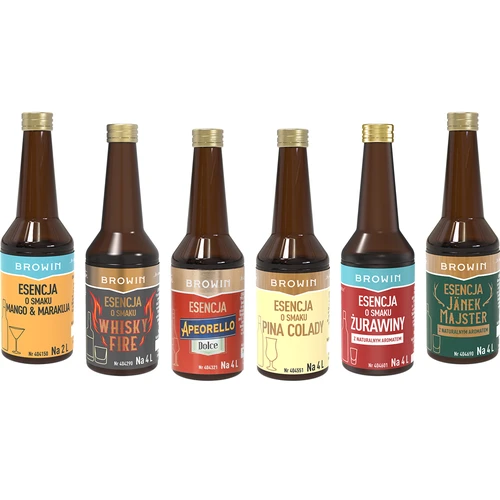 Sæt med 6 essenser - cocktail 6x40ml  - 1 