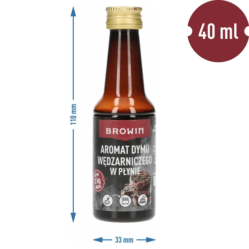Sæt med flydende røgaromaer til røgning, 6 stk. á 40 ml - 2