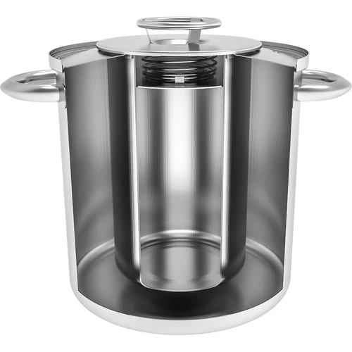 Sæt med vandkappe-skinkekoger 1,5 kg + gryde - 3