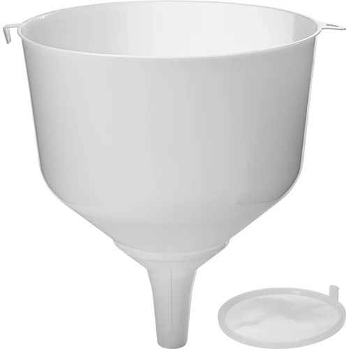 Sæt - plastiktragt fi25 med si