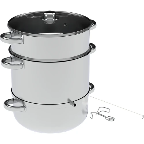 Saftkoger rustfrit stål 8 L  - 1 