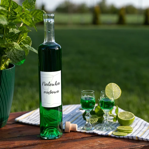 Selvklæbende etiketter 60 x 90 mm til flasker, likør, alkohol, vodka - 20 stk. - 6