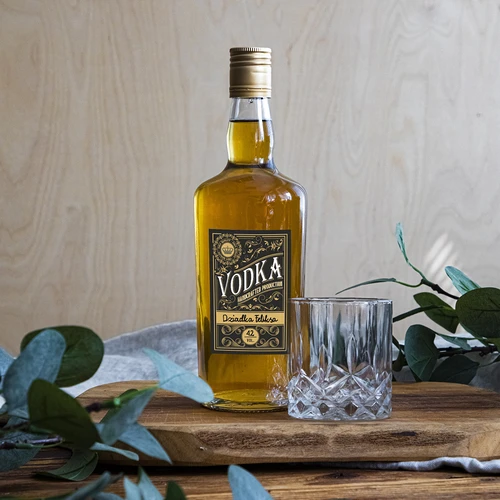Selvklæbende etiketter 60x90 mm til flasker, vodka, 3 designs 20 stk. - 10