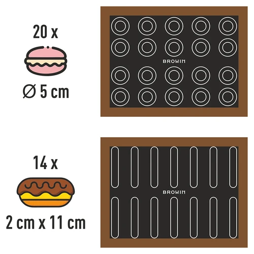 Silikoneunderlag til bagning - 8