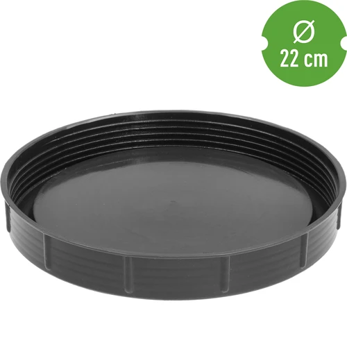 Skruelåg til firkantede tønder 30, 40 og 50 L, Ø 22 cm - 2