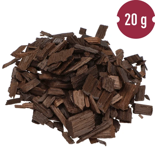 Stærkt ristede egetræsflager, 20 g - 5