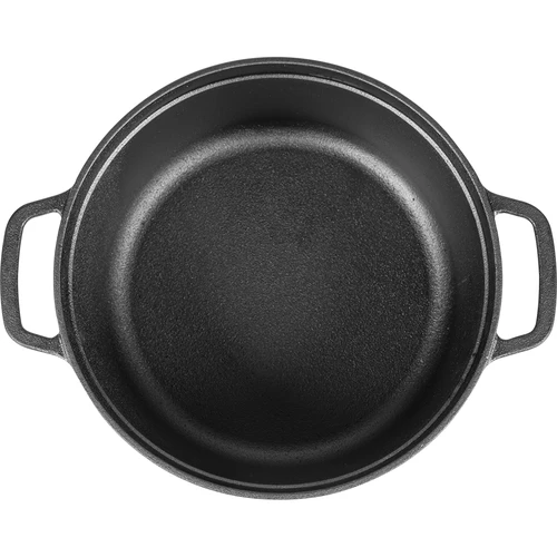 Støbejernsgryde med pande, 3,5 L - 5