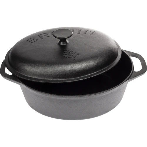 Støbejernsgryde til bagning, 5,5 L  - 1 