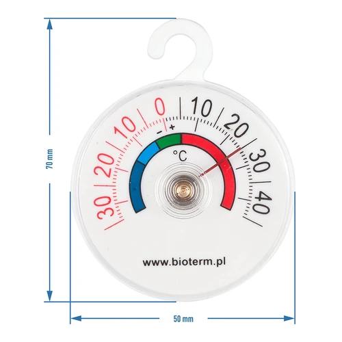 Termometer til køleskabe og frysere (-35°C til +45°C) Ø 5cm - 2