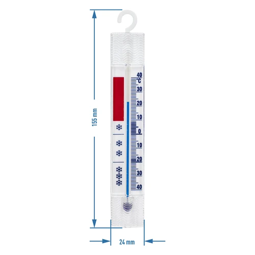 Termometer til køleskabe og frysere (-40°C til +40°C) 15cm - 3