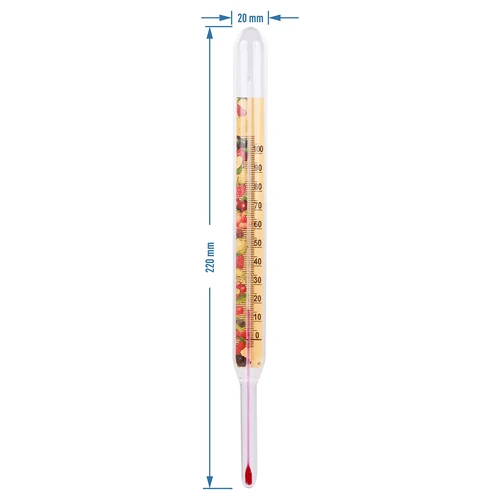 Termometer til konservering (0°C til +100°C) 22cm - 2
